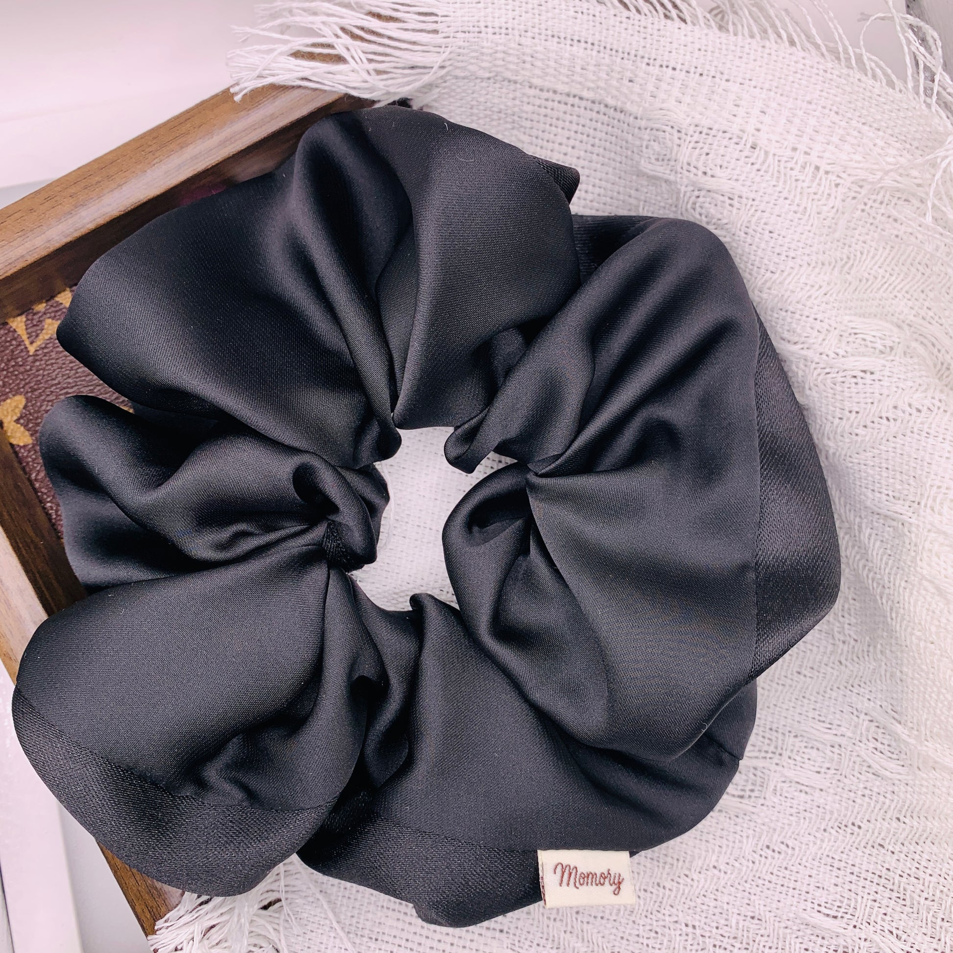 Classic Black Satin 077