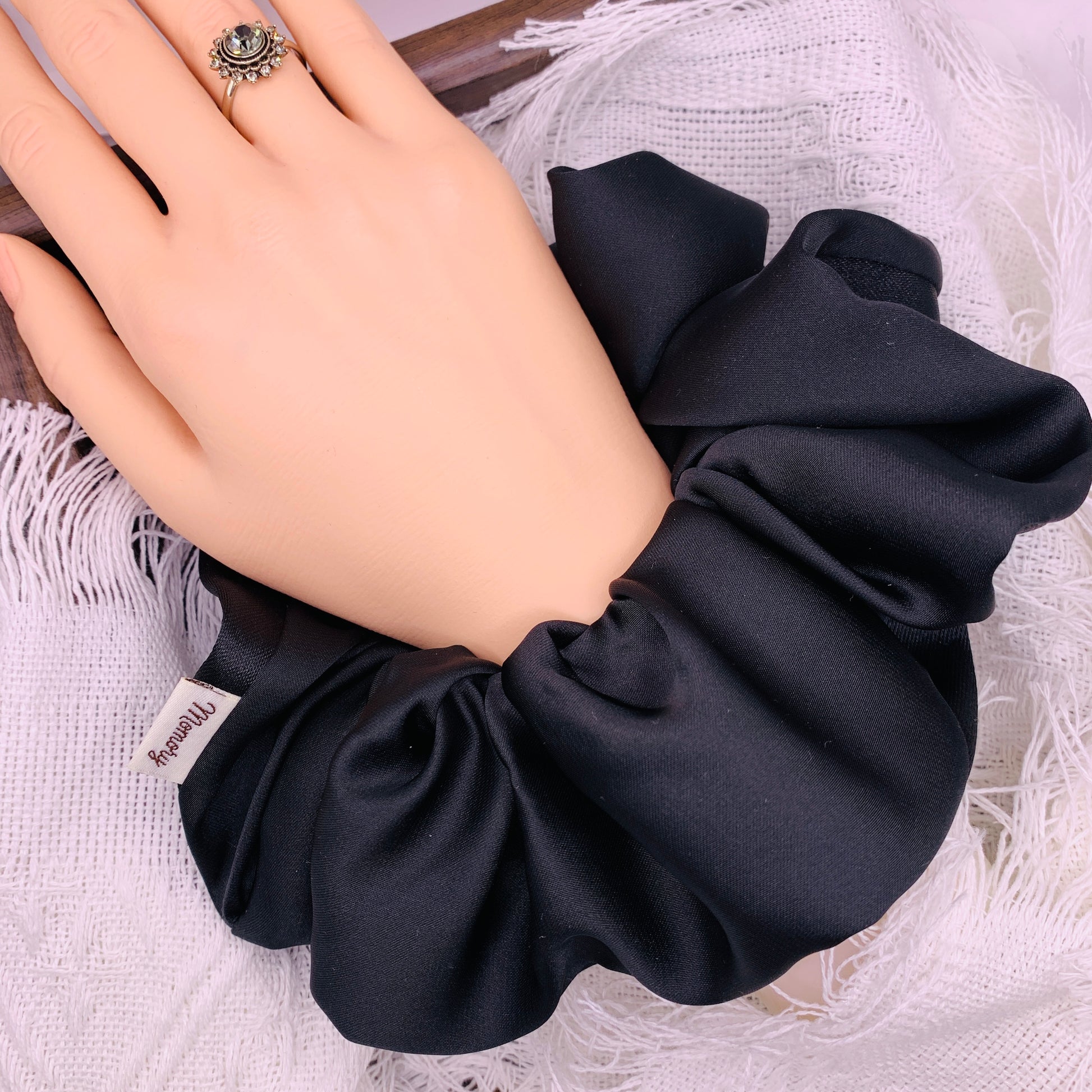 Classic Black Satin 077